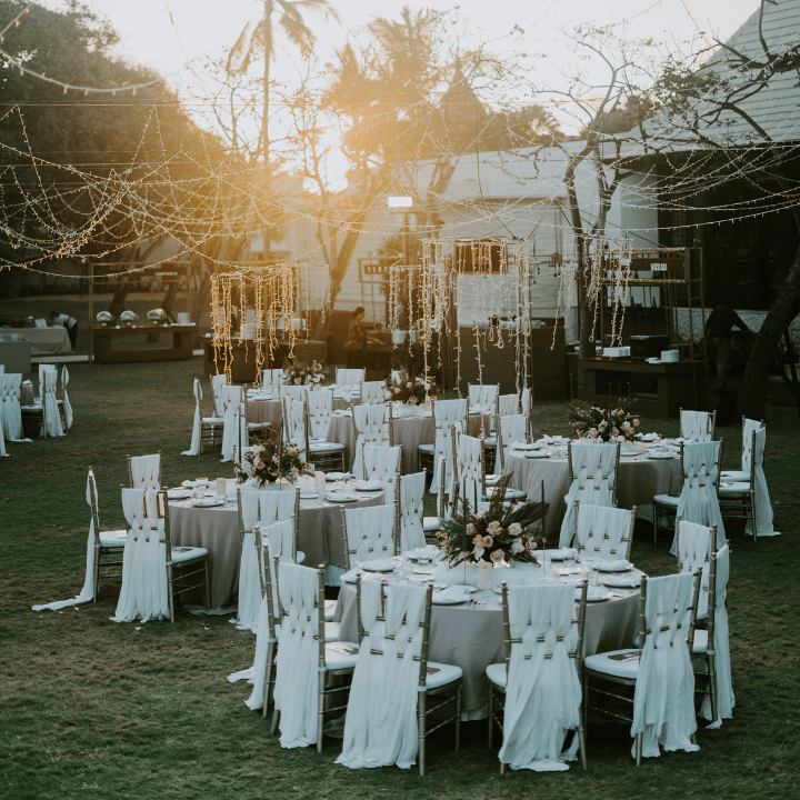 Elegant wedding mandap decoration